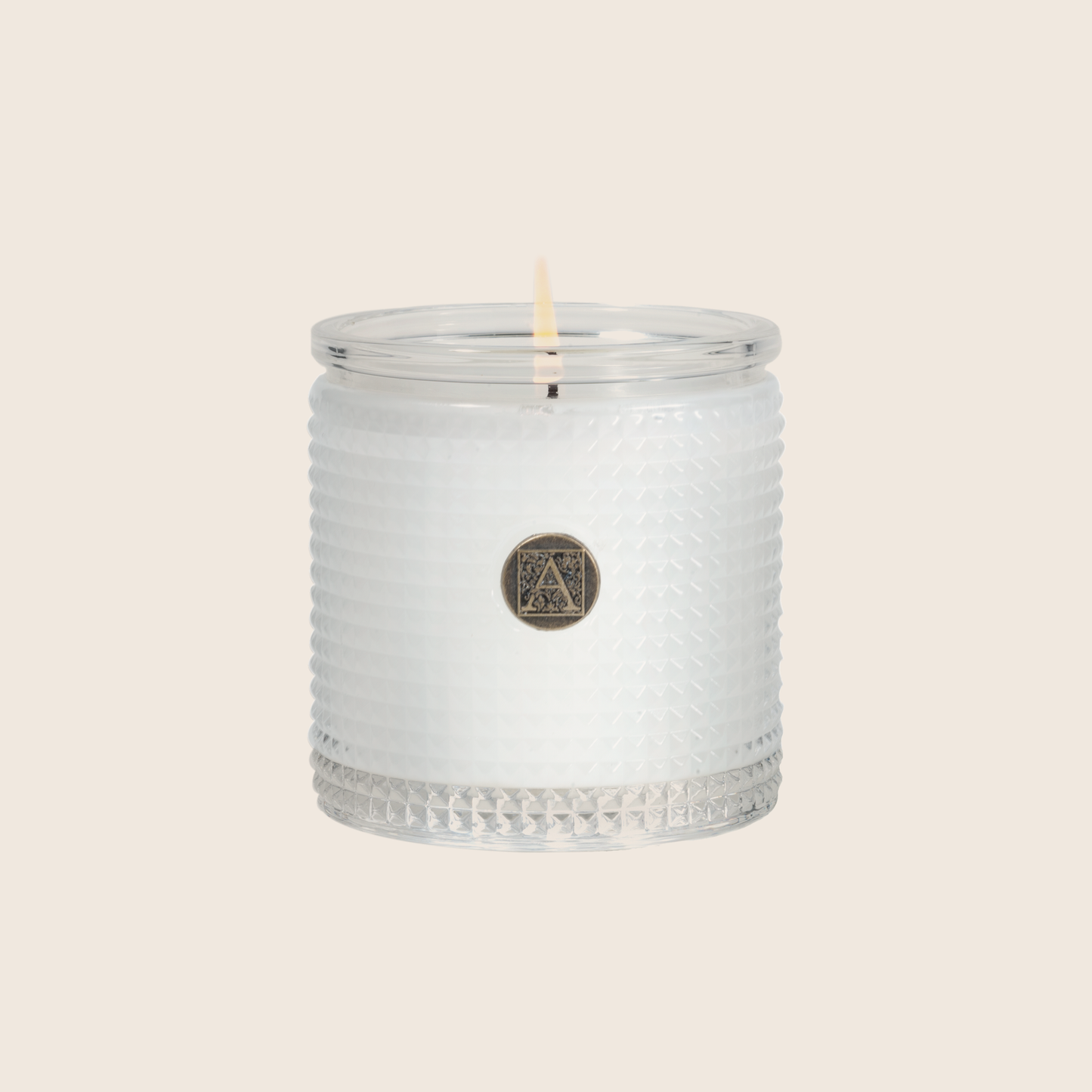 Aromatique The Smell of Spring Textured Glass Candle