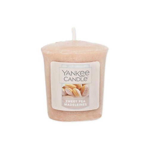 Yankee Candle Sweet Pea Madeleines Sampler Votive Candle - ScentGiant