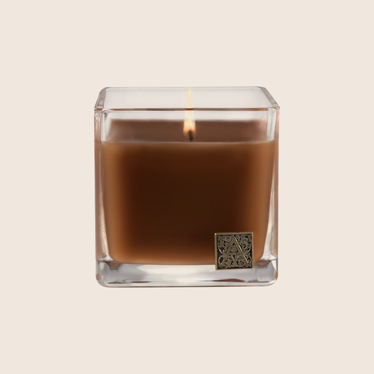 Aromatique Cinnamon Cider Cube Glass Candle