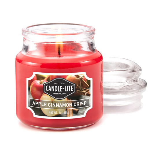 Candle-lite Apple Cinnamon Crisp Jar Candle - ScentGiant