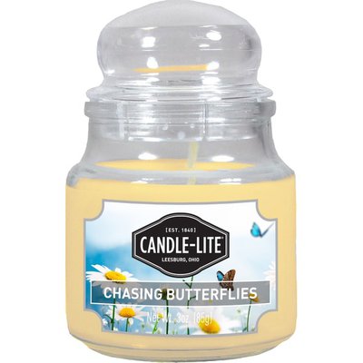 Candle-lite Chasing Butterflies Jar Candle - ScentGiant
