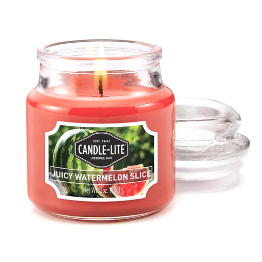 Candle-lite Juicy Watermelon Slice Jar Candle - ScentGiant
