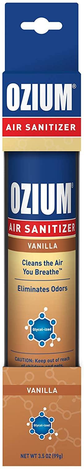Ozium Vanilla Air Sanitizing Spray 3.5oz
