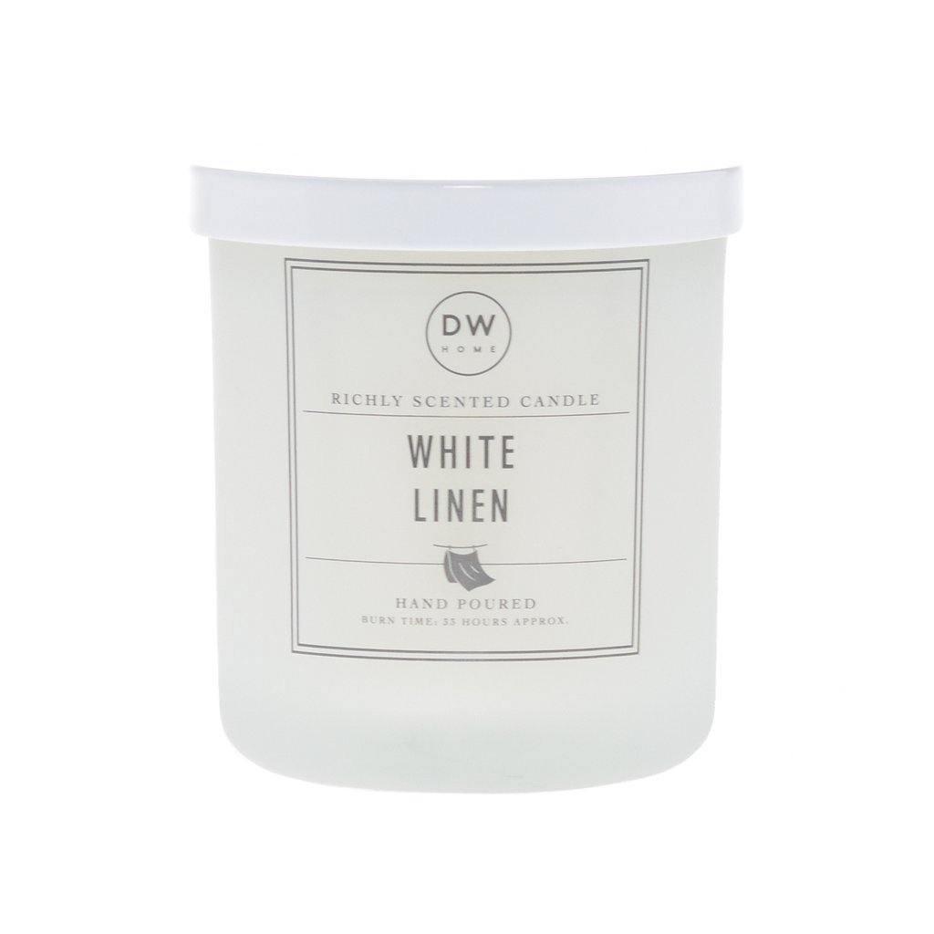 DW Home White Linen Scented Candles - ScentGiant