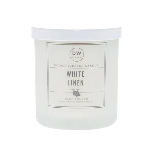 DW Home White Linen Scented Candles - ScentGiant