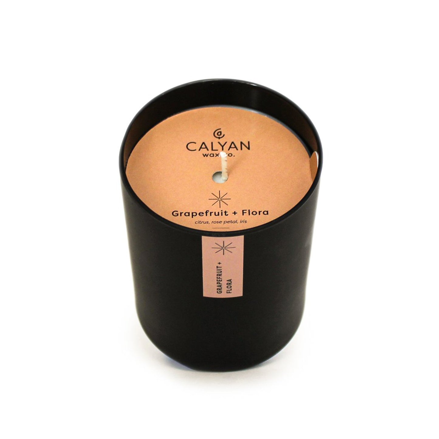 Calyan Wax Grapefruit + Flora Matte Black Tumbler - ScentGiant